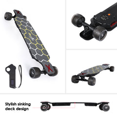 DBSSK8 H2B-02 MAX Dual Hub Motor 1000W 25MPH and 105mm Wheel for Adults, Urban Transportation Hack