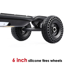 H2X Electric skateboard Belt drive Brushless Motor 3300w , Max speed 40km/h ,Battery Capacity 7500mAh, Max range 18km