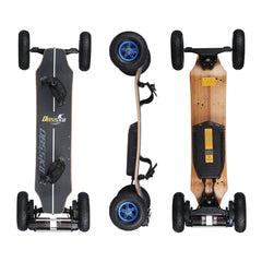 H2C-01Pro off-road electric skateboard Belt motor 3300W,Max speed 40km/h ,Battery capacity 10000mAh ,Max range 20km