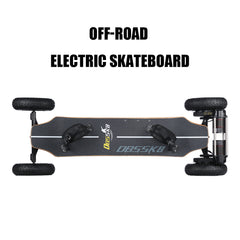 H2C-01Pro off-road electric skateboard Belt motor 3300W,Max speed 40km/h ,Battery capacity 10000mAh ,Max range 20km